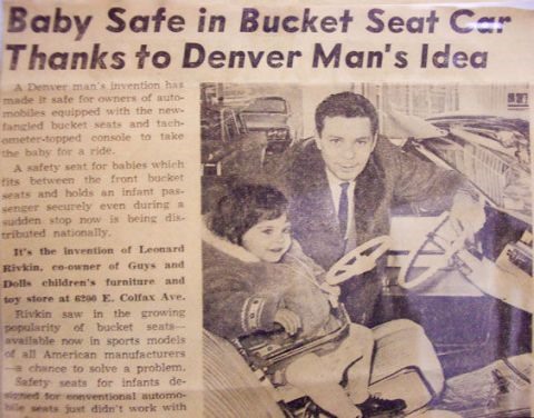 Thập niên 1960 chứng kiến việc coi trọng sự an toàn của ghế ngồi nhiều hơn, xuất hiện dây an toàn cho trẻ. Ảnh: goodhousekeeping.com