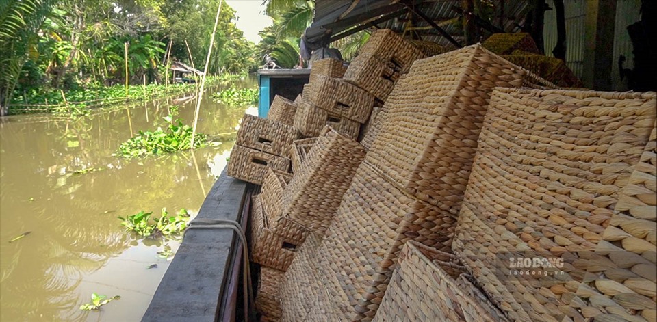 Nghề thủ công đan lục bình đã trở thành thương hiệu nổi bật, cây lục bình được xem là thế mạnh phát triển được nhiều người biết đến của vùng đất Kiên Giang. Nếu so sánh, làm nghề đan, bán lục bình mỗi năm gấp 3 lần sản xuất nông nghiệp.