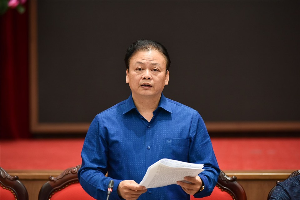 Ông Vũ Văn Hoạt - Phó Chủ tịch UBND quận Hai Bà Trưng. Ảnh: Phạm Đông