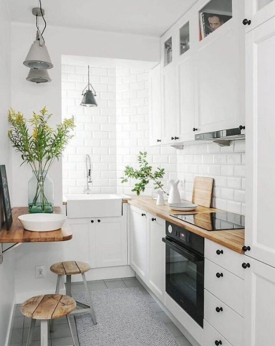 10 thiết kế tận dụng tối đa không gian bếp nhỏ hẹp