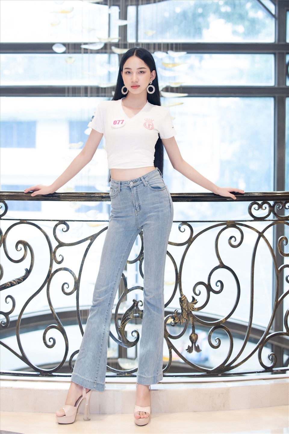 Hiện tại cô đang cùng các thí sinh Hoa hậu Việt Nam 2020 có mặt tại Vũng Tàu cho chuẩn bị cho loạt vòng thi phụ như Người đẹp biển, Người đẹp thể thao, Người đẹp thời trang. Ảnh: SV.