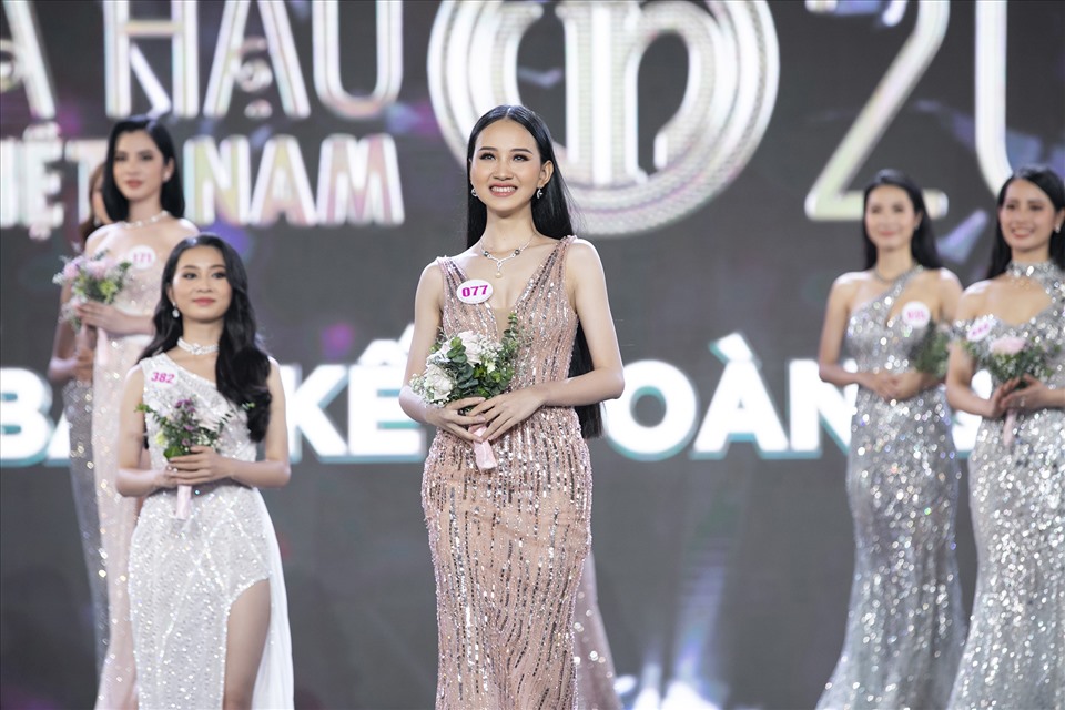 Được gọi tên cho top 35, nhưng để chạm tới chiếc vương miện danh giá, Trúc Linh cần thể hiện bản thân và nỗ lực hơn nữa cho chặng cuối chung kết Hoa hậu Việt Nam. Ảnh: Kiếng Cận.