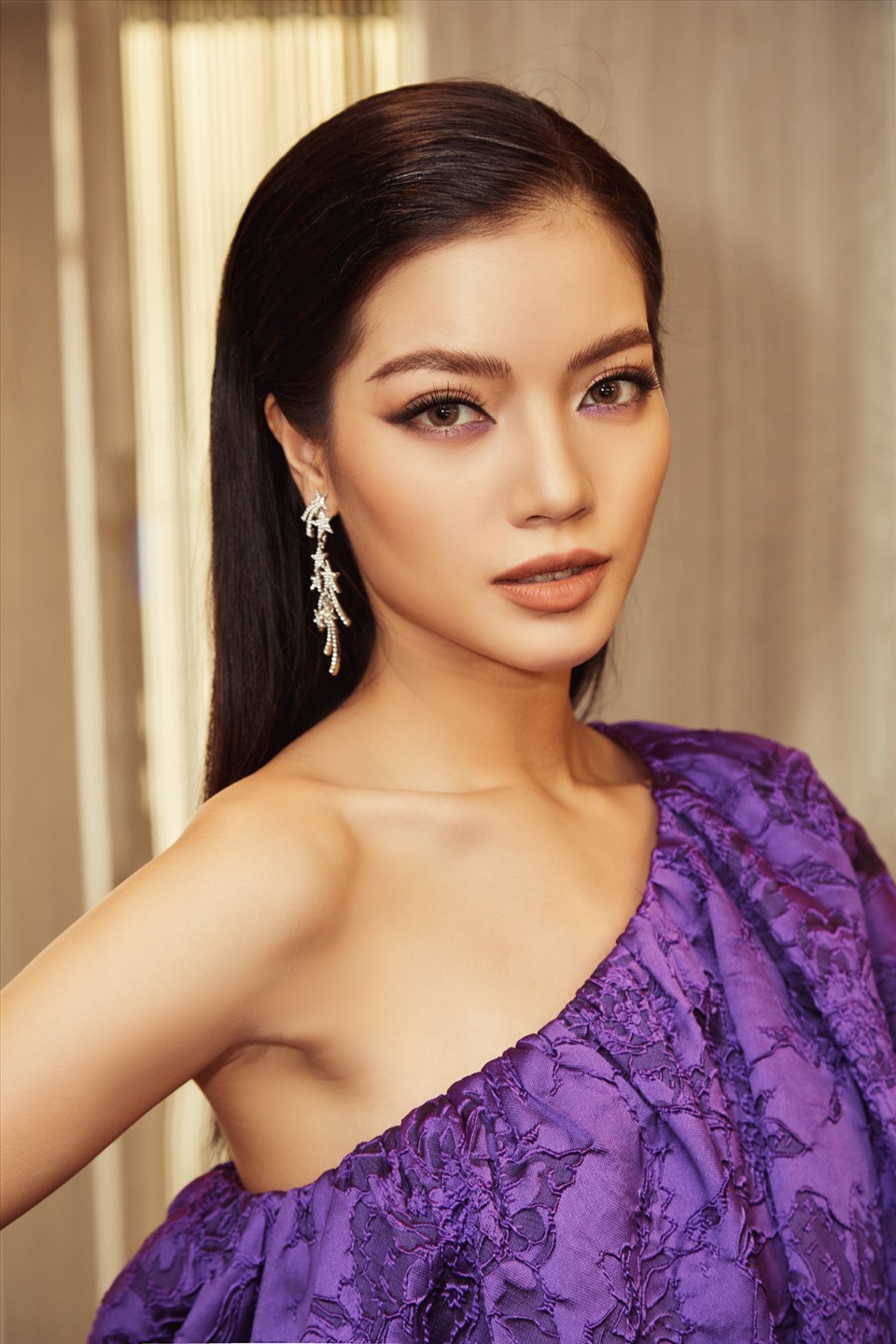 Top 10 Hoa hậu Hoàn vũ Việt Nam 2019, Lâm Thị Bích Tuyền ngày càng thần thái. Ảnh: Sang Đào.
