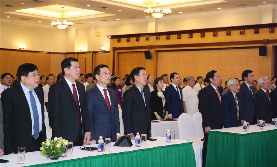 Các đại biểu dự Đại hội Thi đua yêu nước Hội Nhà báo Việt Nam nhiệm kỳ 2020-2025. Ảnh T.Vương