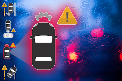 Rất nhiều công nghệ ô tô hỗ trợ lái xe an toàn mùa mưa (Ảnh minh họa: GTVT)