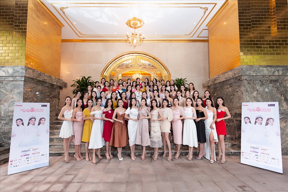 Các thí sinh Hoa hậu Việt Nam 2020 hội ngộ. Ảnh: SV