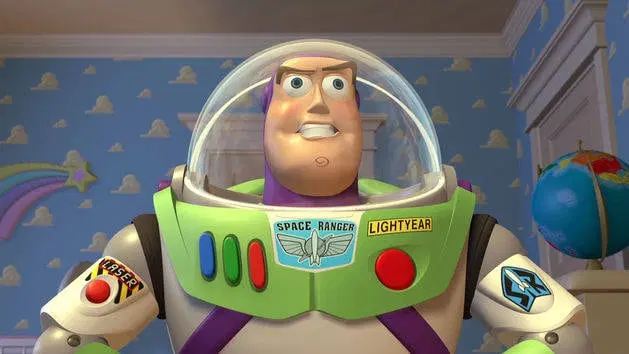 Nhân vật Buzz Lightyear trong phim Toy Story. Ảnh: The Sun