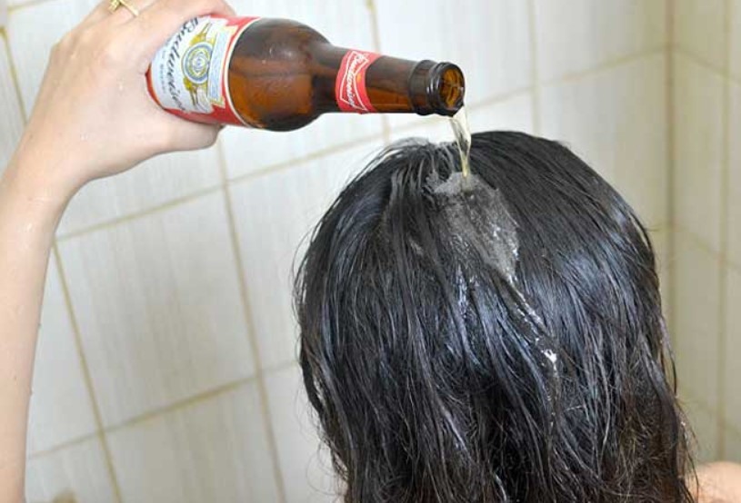 Ủ tóc bằng bia sẽ giúp tóc hấp thụ được nhiều chất dưỡng protein. Ảnh nguồn: Pixabay.