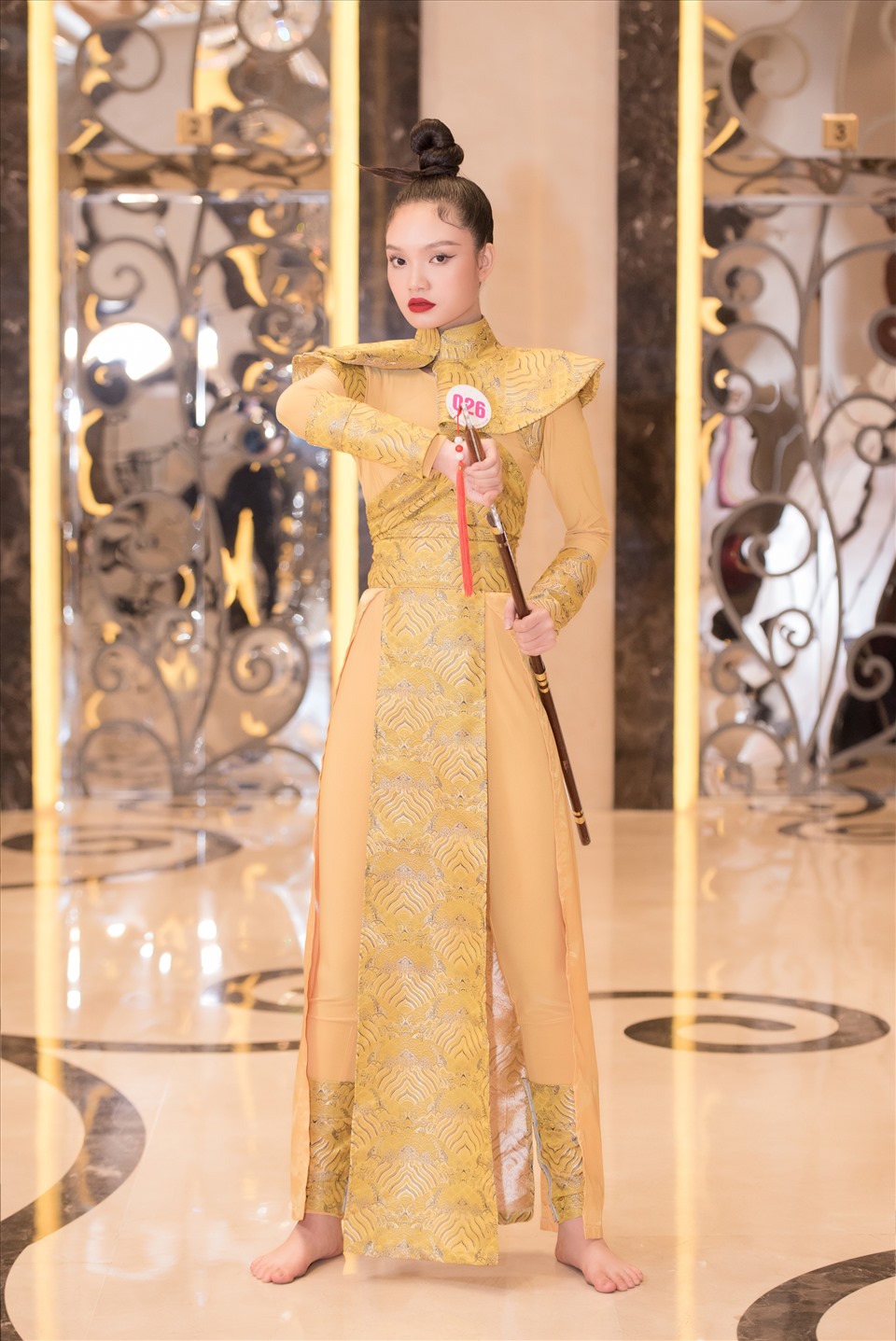 Nguyễn Thị Phượng (SBD 026) gây ấn tượng với màn múa đương đại cô thực hiện màn múa kiếm tài tình với thần thái ngút ngàn dựa  trên tạo hình của Nữ tướng Triệu Thị Trinh.