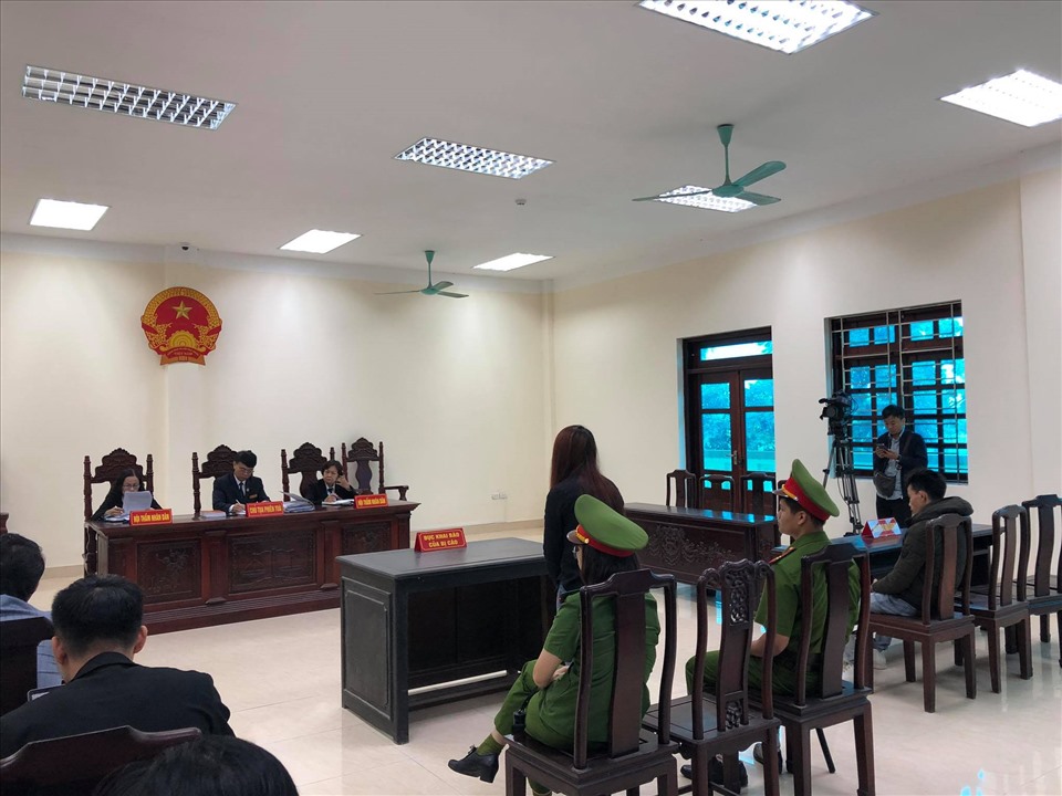 Phiên tòa xét xử vụ bắt cóc bé trai ở Bắc Ninh. Ảnh: Phạm Đông