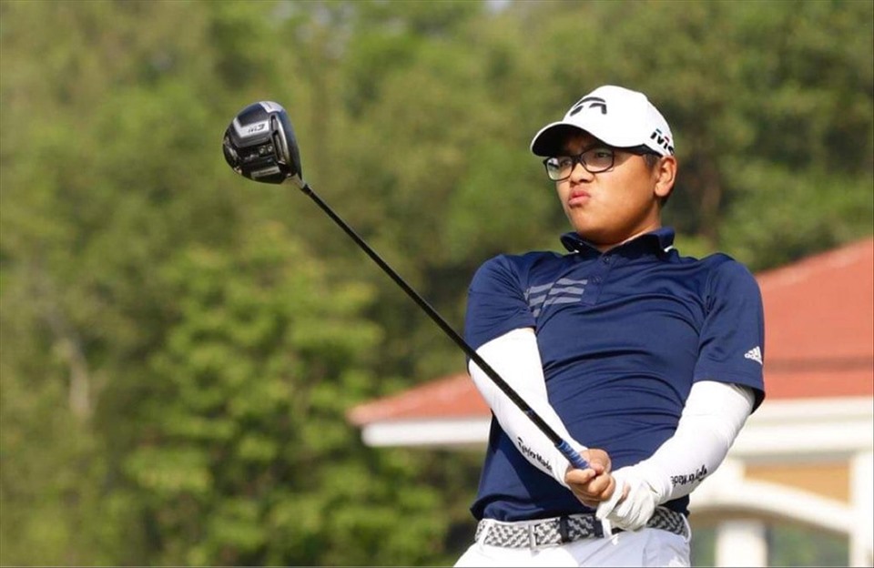 Golfer Nguyễn Bảo Long. Ảnh: Như Ý