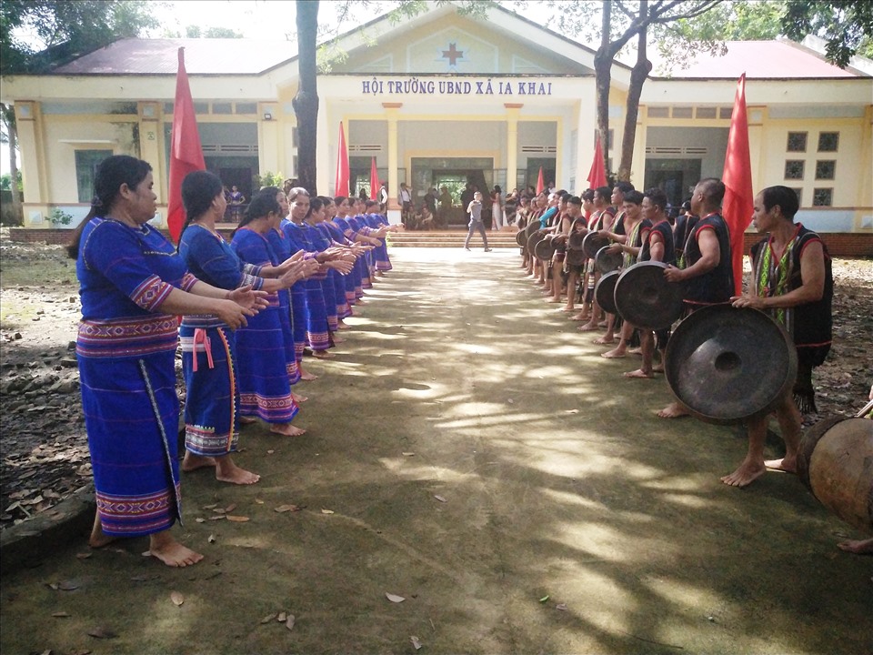 Người dân làng Nú, xã Ia Khai vẫn còn lưu truyền nhiều nét văn hóa lâu đời. Ảnh T.Tuấn