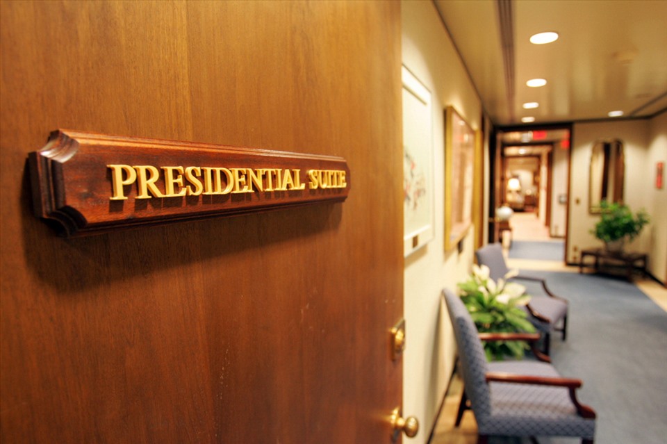 Phòng “Presidential Suite” cho Tổng thống. Ảnh USA TD