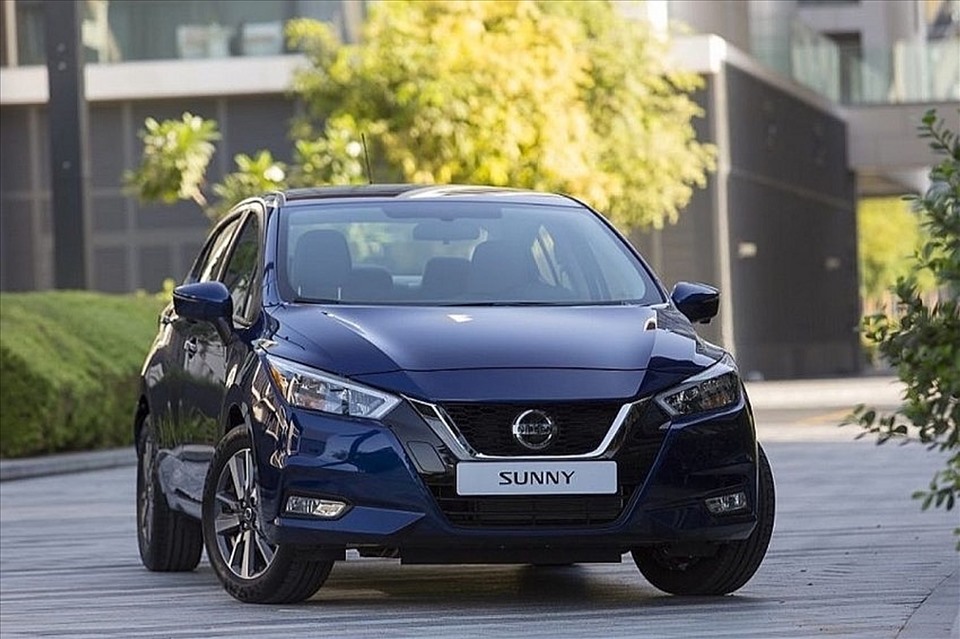 Nissan Sunny giảm mạnh những mẫu sản xuất năm 2018. Ảnh: Nissan.