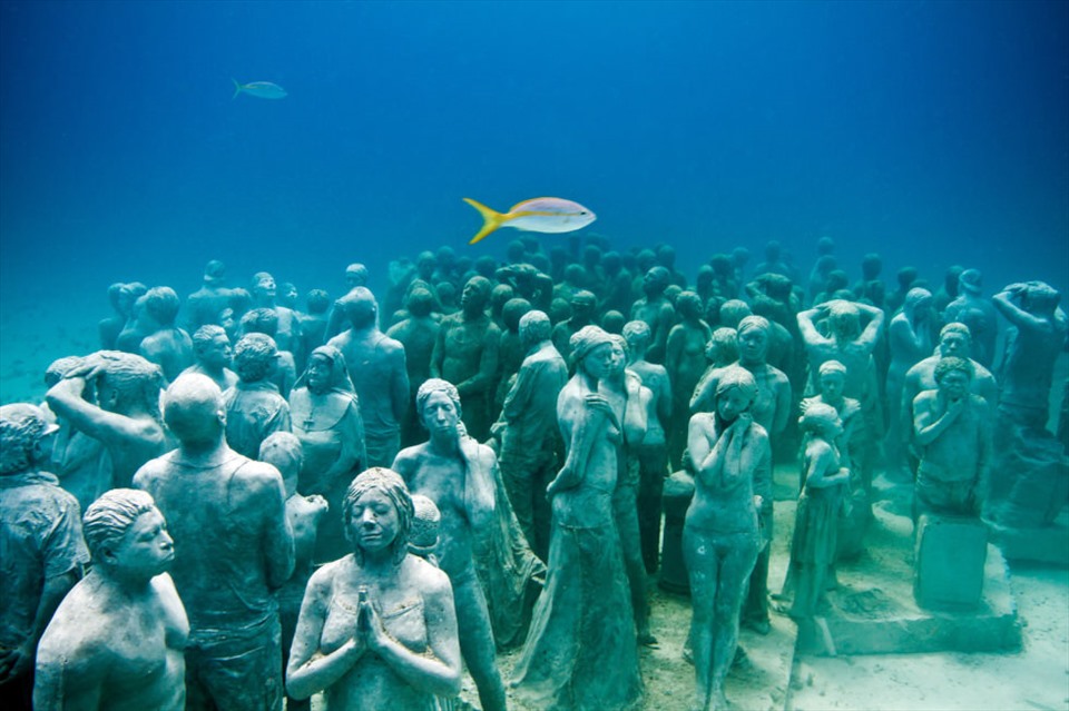 Bảo tàng nghệ thuật dưới nước Cancun.