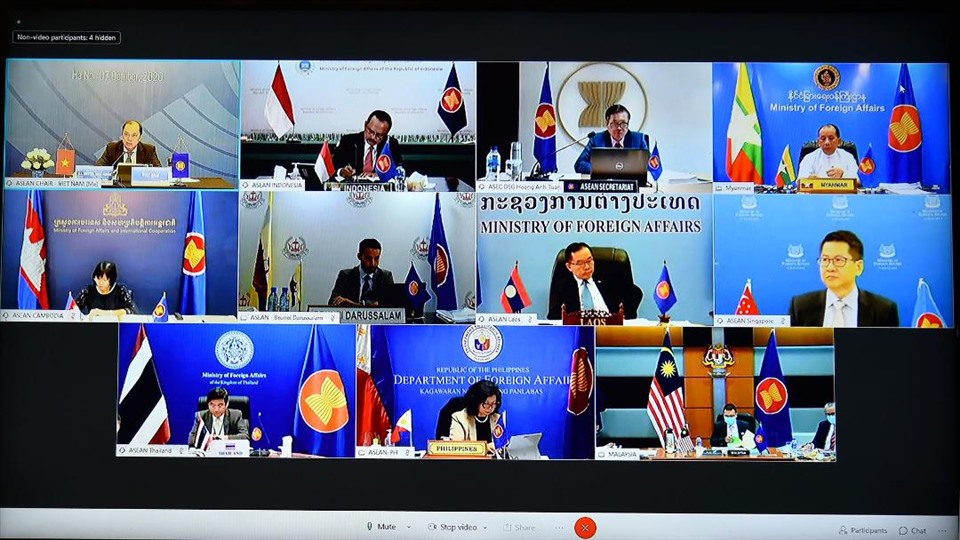 Toàn cảnh Hội nghị SOM ASEAN ngày 7.10. Ảnh: BNG
