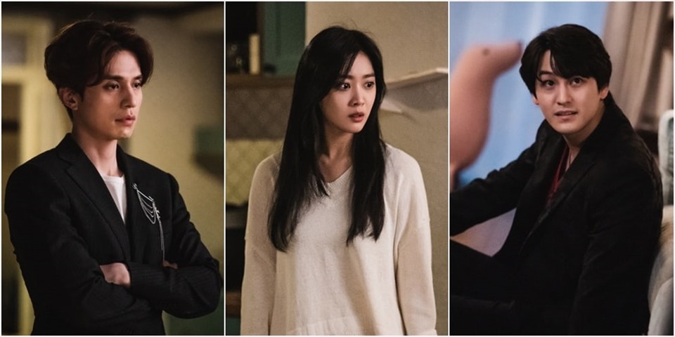Lee Dong Wook, Jo Bo Ah và Kim Bum trong “Tale of the Nine Tiled”. Ảnh chụp màn hình.
