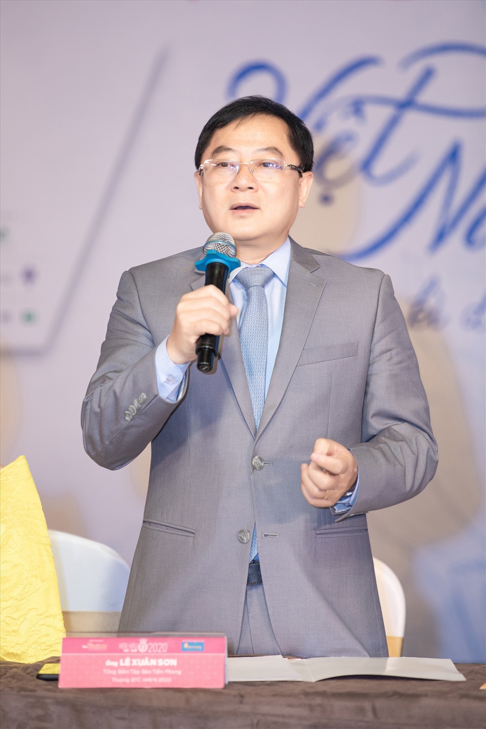 Ông Lê Xuân Sơn - Trưởng Ban tổ chức Hoa hậu Việt Nam 2020. Ảnh: HHVN.
