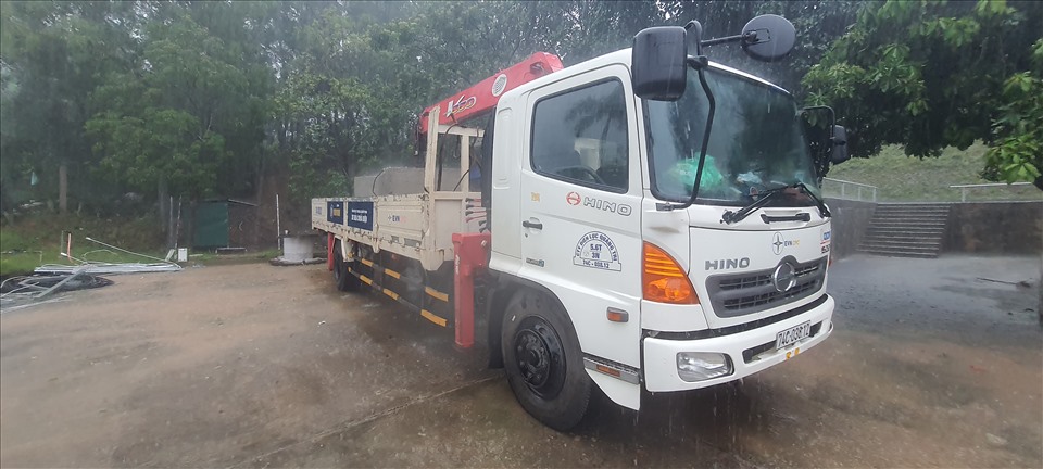 Vật tư thiết bị, phương tiện đã được tập kết tại thị trấn KrôngKlang, huyện Đakrông