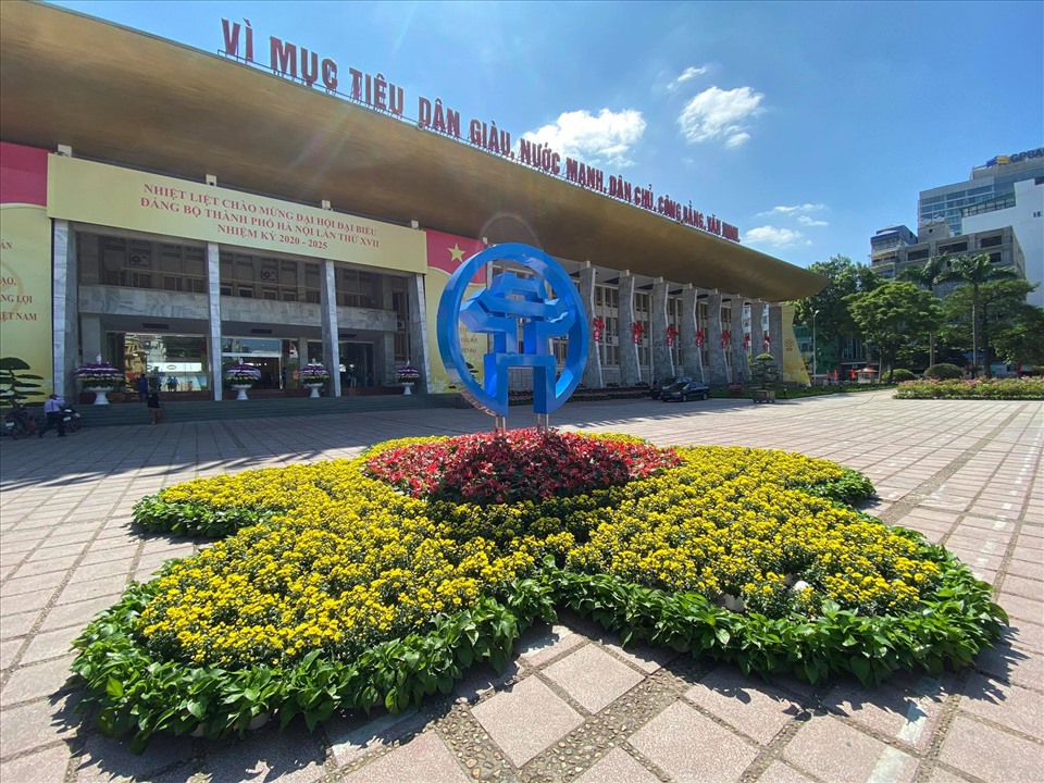 Cung Văn hóa Lao động hữu nghị Việt - Xô là nơi diễn ra Đại hội lần thứ XVII Đảng bộ thành phố Hà Nội. Ảnh: P. Đông