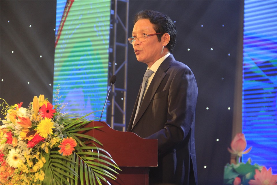 Ông Hoàng Vĩnh Bảo - Thứ trưởng Bộ Thông tin và Truyền thông phát biểu tại lễ trao giải. Ảnh: NH.