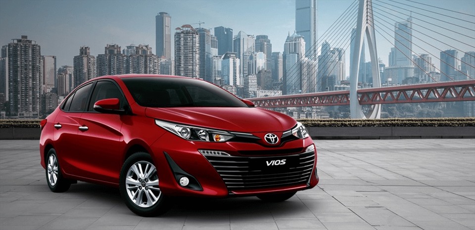 Toyota Vios vẫn tiếp tục giữ nguyên vị trí đầu bảng với con số 3.443 xe bán ra vào tháng 10. Ảnh: Toyota.