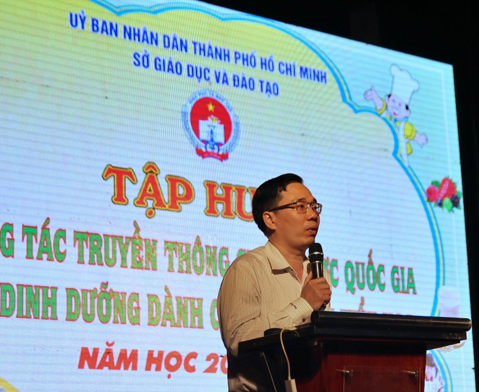 Ông Trịnh Duy Trọng - Trưởng phòng Chính trị tư tưởng, Sở GDĐT TPHCM.