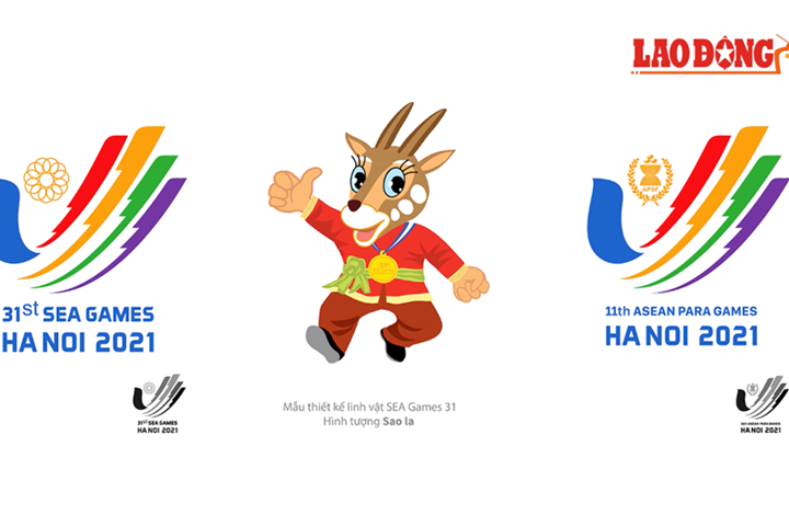 Logo và biểu tượng linh vật sao la được đề xuất chọn sử dụng chính thức cho SEA Games 31 và Para Games 11.