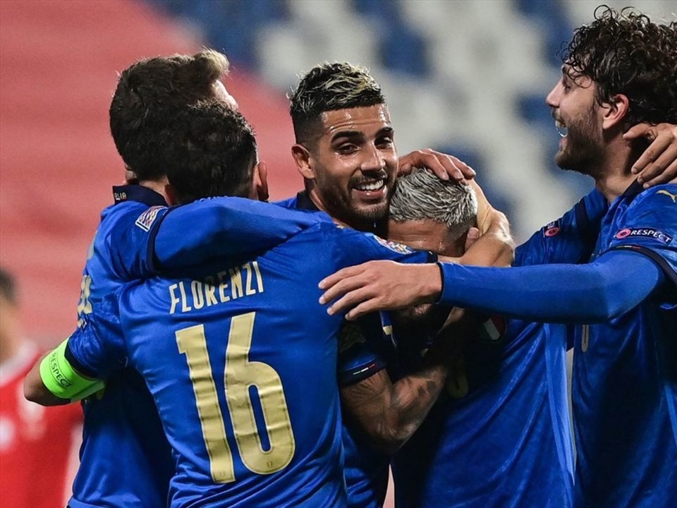 Italia đi từng bước vững chắc tại bảng 1 League A. Ảnh: AFP