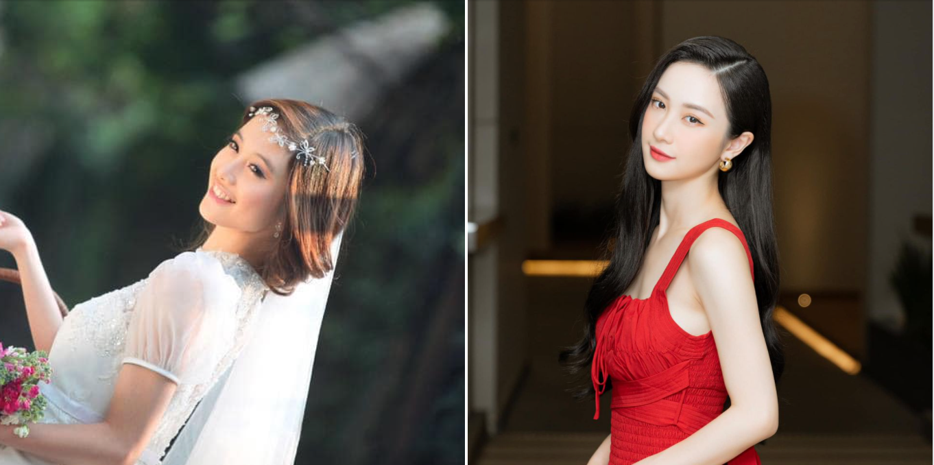 Jun Vũ chia sẻ hình ảnh đi chụp mẫu cưới của cô cách đây 10 năm trước, khi cô mới 16 tuổi. Nữ diễn viên chuyển từ nét đẹp ngây thơ, trong trẻo đến vẻ quyến rũ, trưởng thành đúng độ tuổi của mình. Ảnh: CMH.