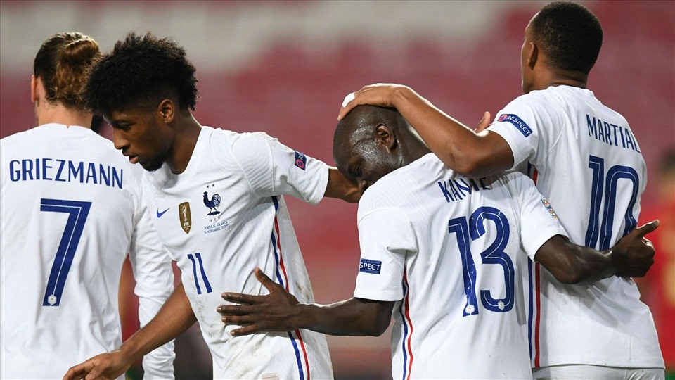 Pháp đang chứng minh được sự hủy diệt của bảng 3 League A. Ảnh: UEFA Nations League.