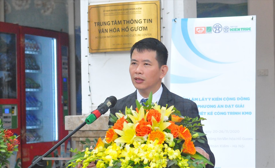 Ông Phạm Tuấn Long, Chủ tịch UBND quận Hoàn Kiếm. Ảnh: Công Thọ