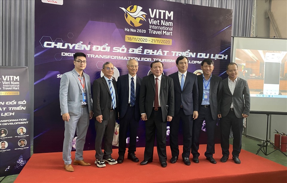 Hội chợ VITM 2020 có nhiều sự kiện bên lề, đặc biệt là nhiều hoạt động liên quan đến chủ đề chuyển đổi số trong du lịch. Ảnh: NH.
