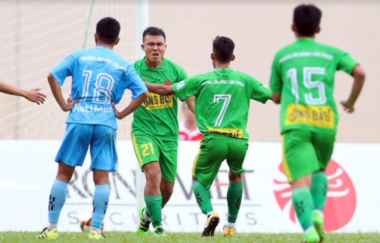 ĐH Nông Lâm được đánh giá là ứng viên nặng ký cho ngôi vô địch SV-League 2020. Ảnh: Thông Nguyễn.