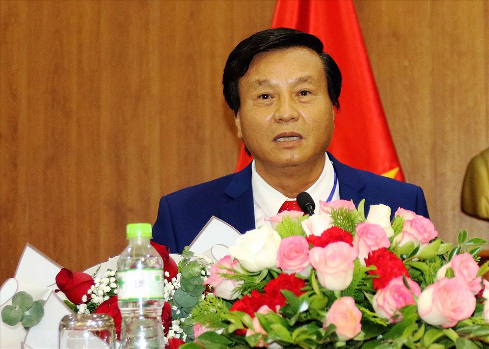 Ông Lê Văn Thành trúng cử chức Phó Chủ tịch Tài chính và Vận động tài trợ VFF. Ảnh: Cường Nguyễn