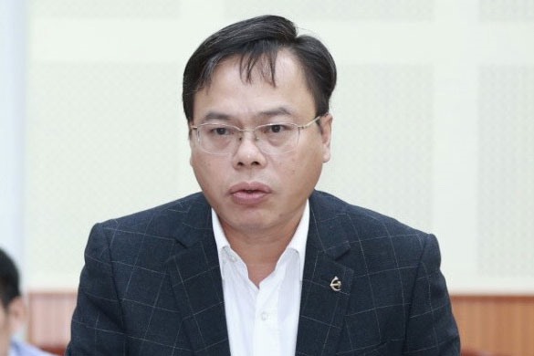 Ông Nguyễn Anh Minh - Phó Tổng Giám đốc Công ty TNHH MTV Công nghiệp Tàu thủy Dung Quất (DQS). Ảnh: Đình Hải