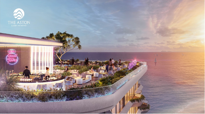 Sky Lounge tại The Aston Luxury Residence hứa hẹn trở thành một điểm giải trí thượng đỉnh tại vịnh Nha Trang.