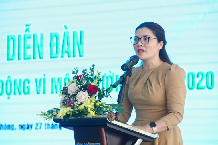 Bà Đỗ Thị Hương – Phó chi cục trưởng chi Cục Bảo vệ môi trường – Sở TNMT Hải Phòng