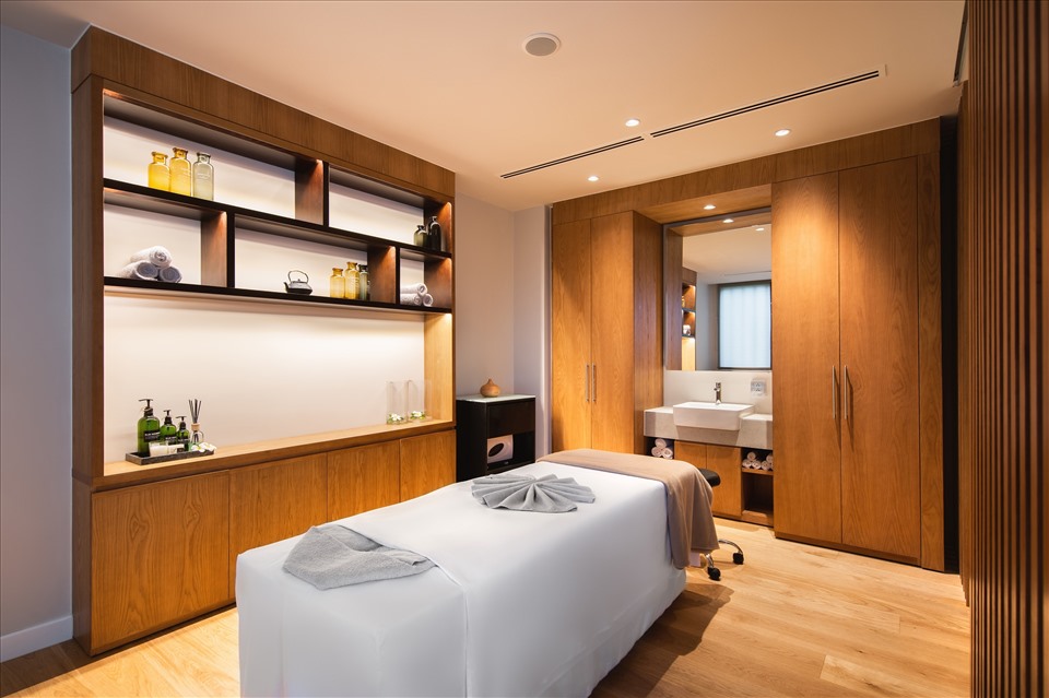 Phòng trị liệu biệt lập nằm trong khu biệt thự của Le Spa.