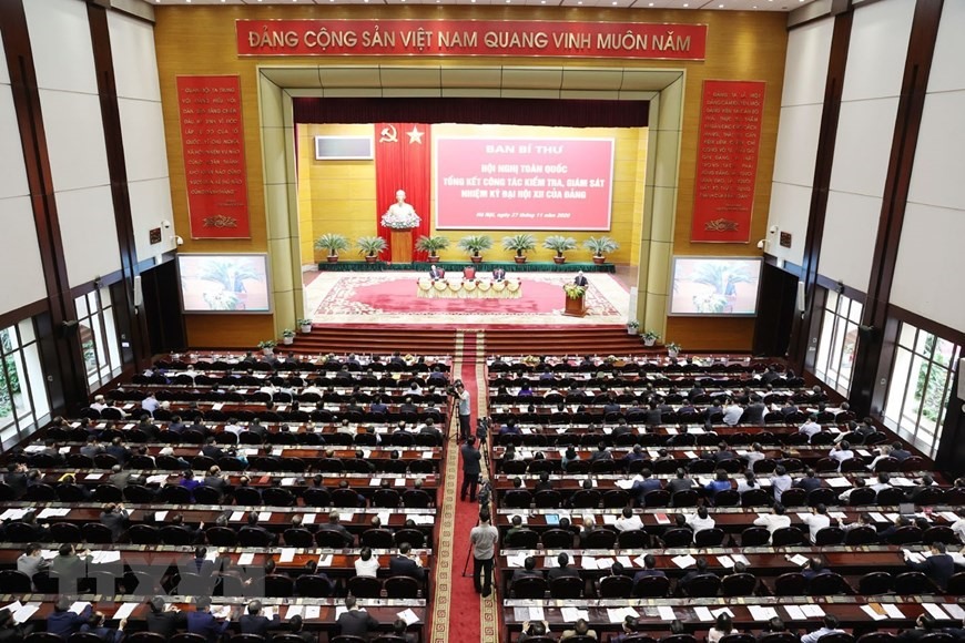 Hội nghị toàn quốc tổng kết công tác kiểm tra, giám sát nhiệm kỳ Đại hội XII của Đảng do Ban Bí thư tổ chức.
