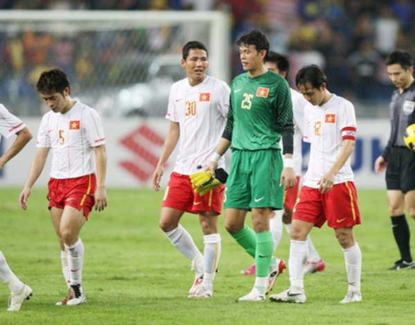Bùi Tấn Trường tại bán kết AFF Cup 2010. Ảnh: TL