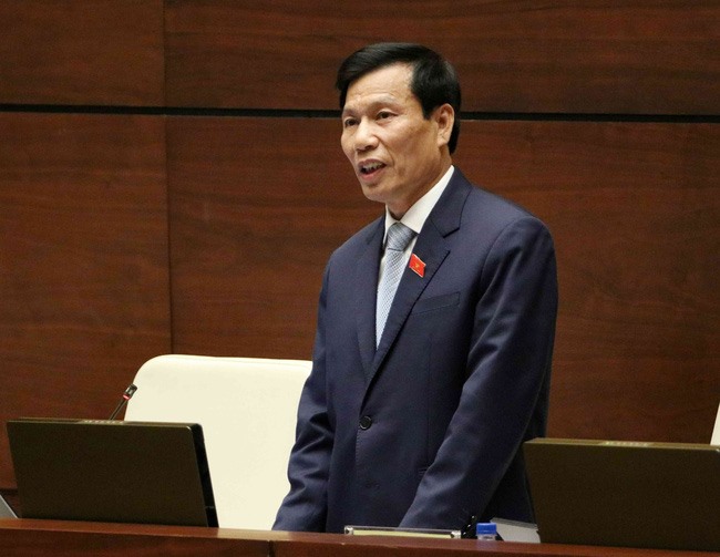 Bộ trưởng Bộ VHTTDL Nguyễn Ngọc Thiện. Ảnh QH