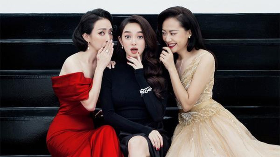 3 nữ diễn viên chính của phim gồm Kaity Nguyễn, Hồng Ánh và Thu Trang. Ảnh nguồn: Mnet.