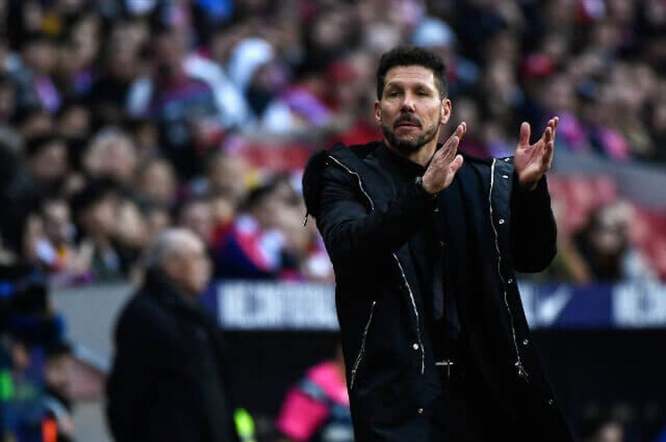 Với Diego Simeone, Atletico Madrid đang ngày càng hoàn thiện tại La Liga. Ảnh: AFP