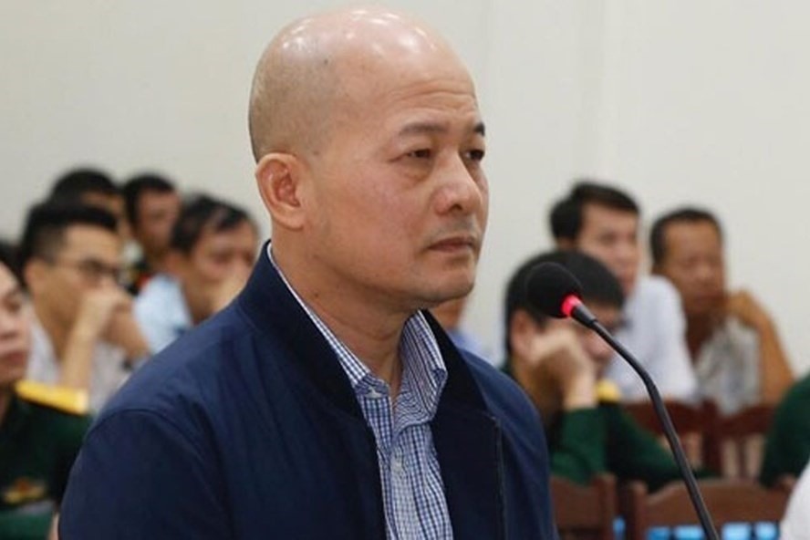 Cựu thượng tá quân đội Đinh Ngọc Hệ - Út “Trọc” tại phiên tòa năm 2018. Ảnh: Việt Dũng.