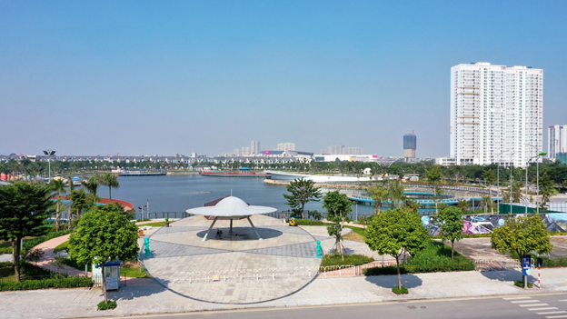 Một góc không gian Công viên Thiên Văn học tại Khu đô thị Dương Nội
