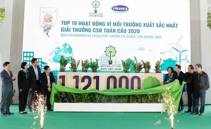 Quỹ 1 triệu cây xanh cho Việt Nam đã trồng được 1.121.000 cây xanh trong hành trình 9 năm qua.