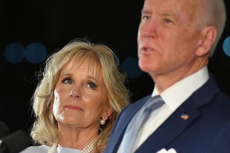 Bà từng chia sẻ ấn tượng đầu tiên về ông Joe Biden, đó là cảm thấy rất ấn tượng với ngoại hình và phong thái đĩnh đạc của ông so với những bạn học cùng trang lứa. Ảnh: AFP