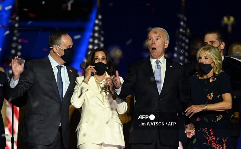 Bà Jill đã tham gia trực tiếp vào quá trình tuyển chọn bà Kamala Harris làm đối tác tranh cử của ông Joe Biden. Ảnh: AFP