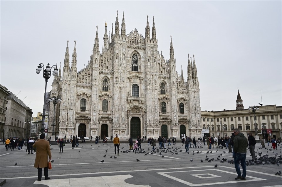 Động đất hiếm khi xảy ra ở Milan. Ảnh: AFP